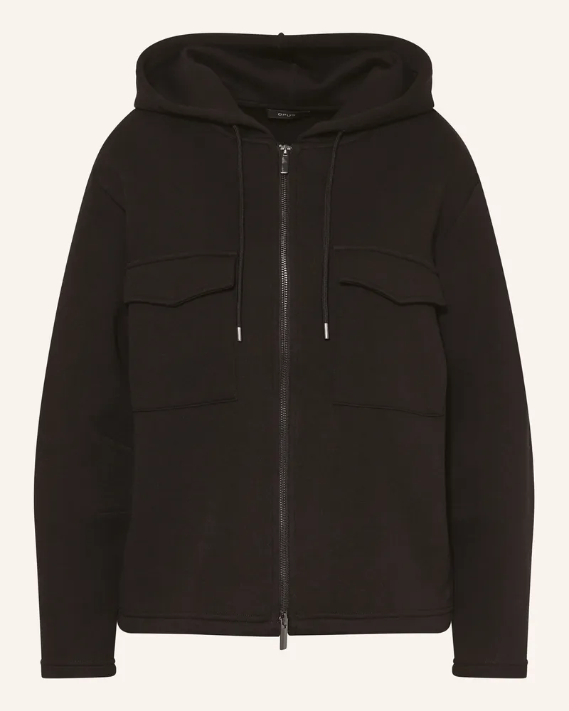 OPUS Sweatjacke Gabella schwarz Schwarz