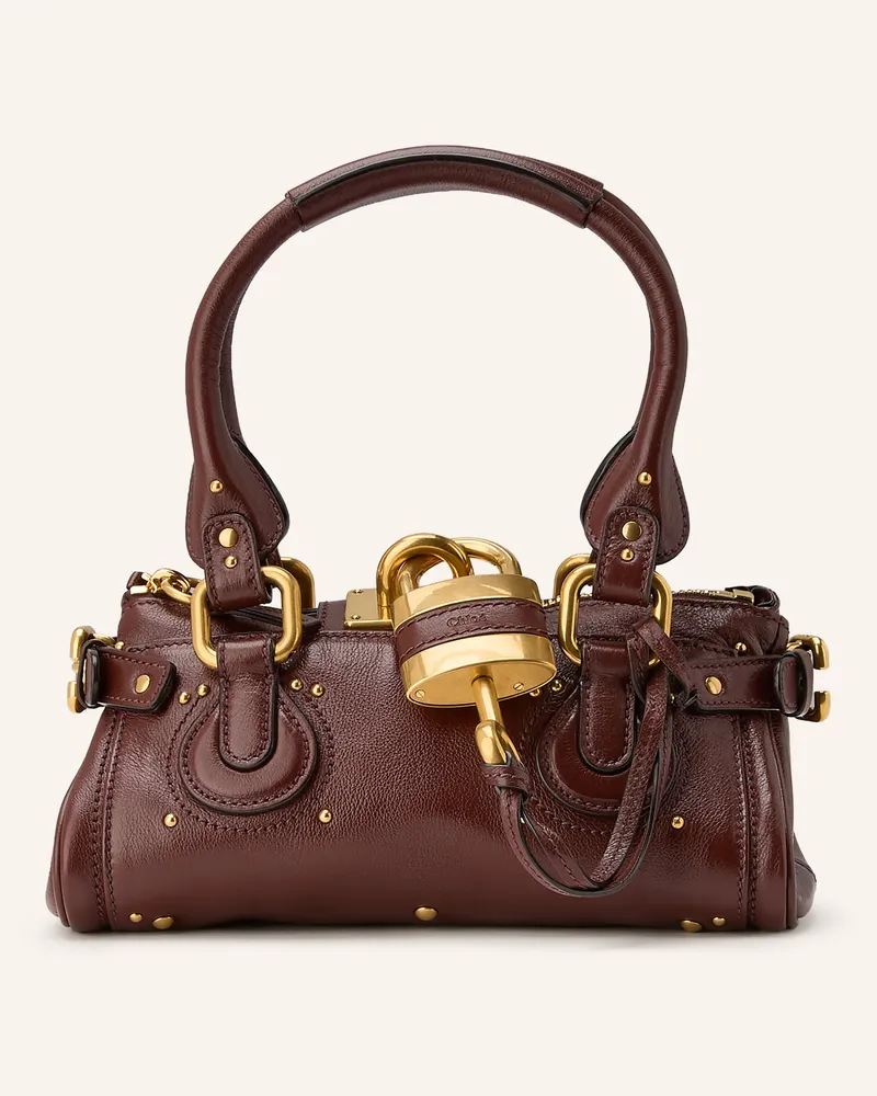 Chloé Handtasche Paddington Small braun Crafty