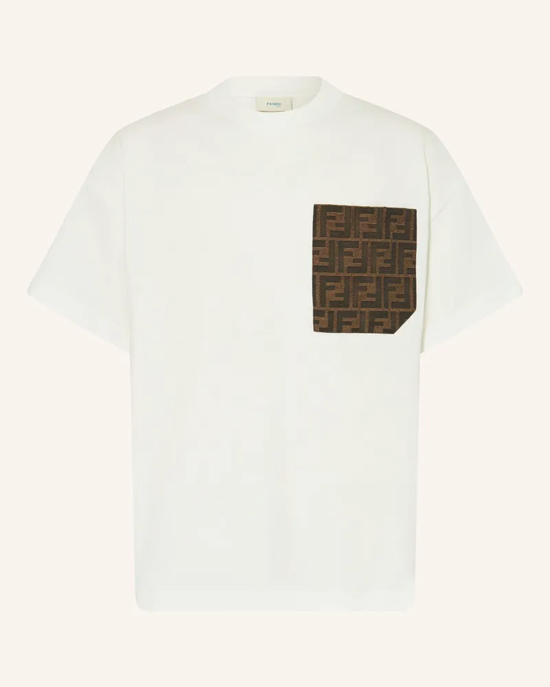 Fendi T-Shirt weiss Weiss
