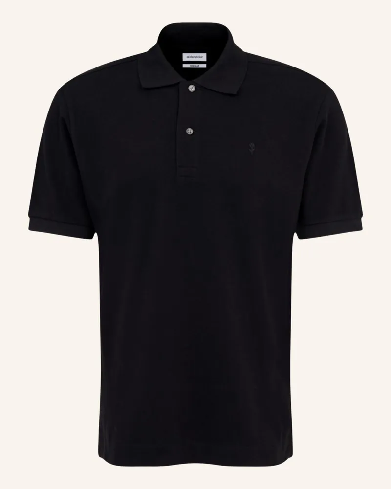 Seidensticker Polo-Shirt, Polo Regular Fit Dunkelblau