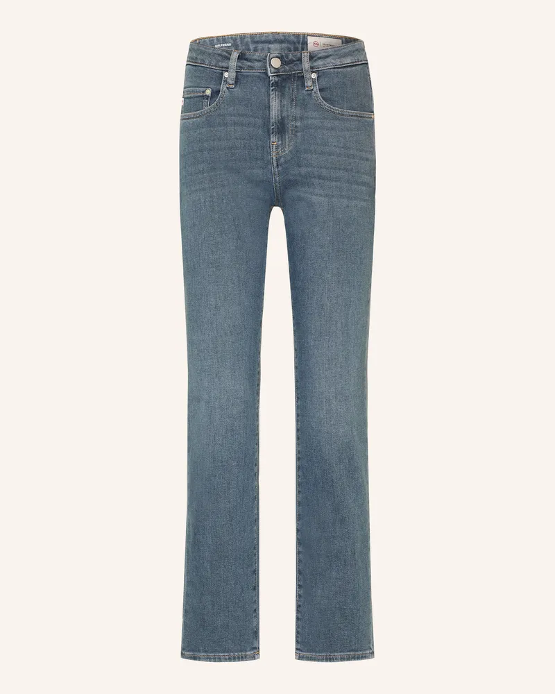 Adriano Goldschmied Straight Jeans Girlfriend blau Gibs