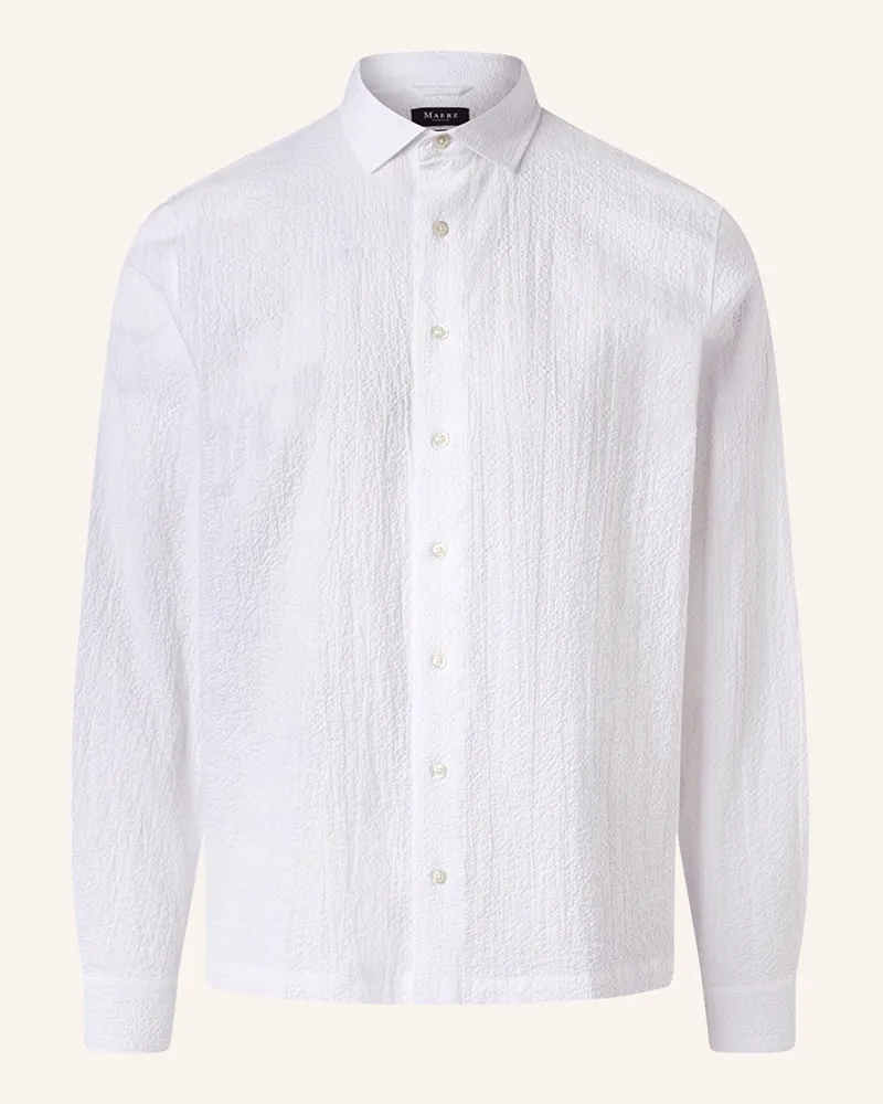 Maerz Hemd Comfort Fit weiss Weiss