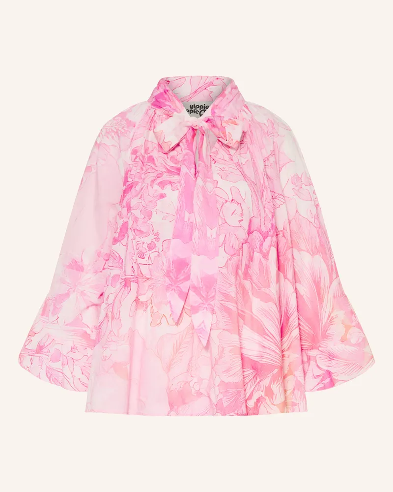Yippie Hippie Schluppenbluse rosa Rosa
