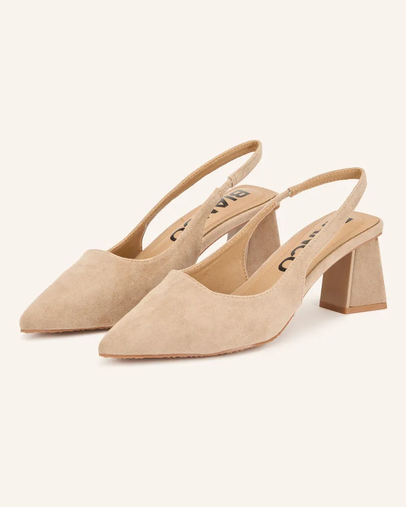 BIANCO. Slingpumps beige Beige