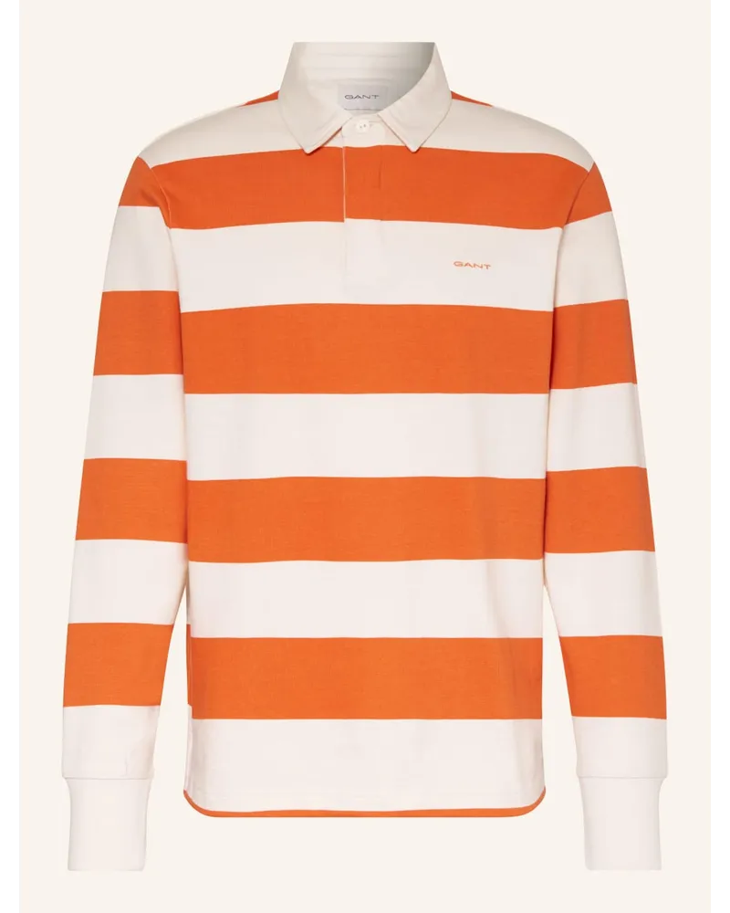 Gant Strick-Poloshirt Orange