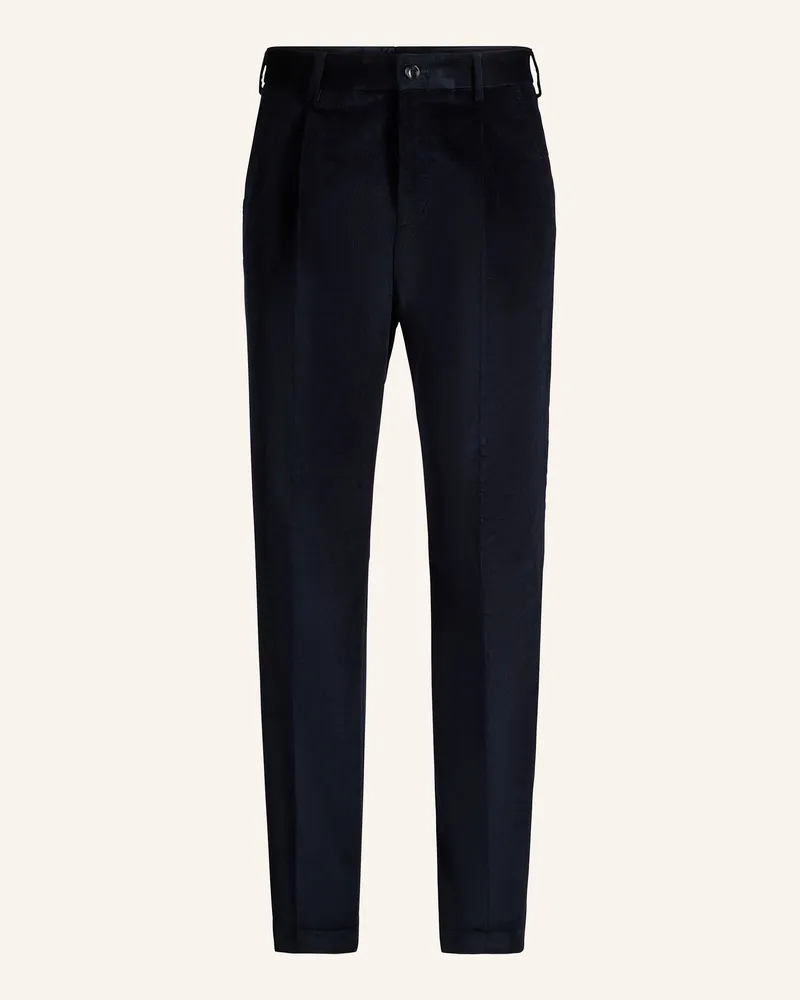Strellson Anzughose Tomeo Regular Fit Aus Cord blau Dunkelblau