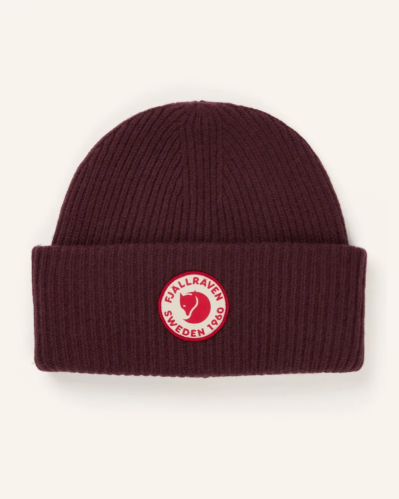 Fjäll Räven Mütze 1960 Dunkelrot