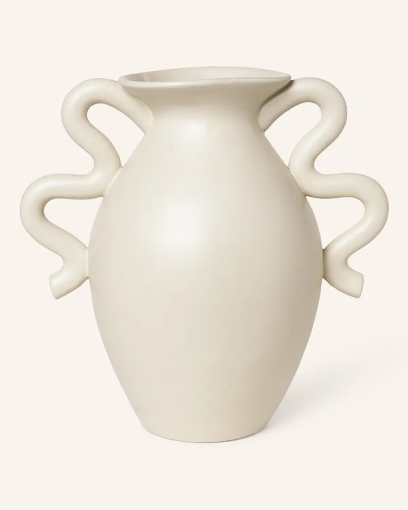 ferm LIVING Vase Verso beige Creme