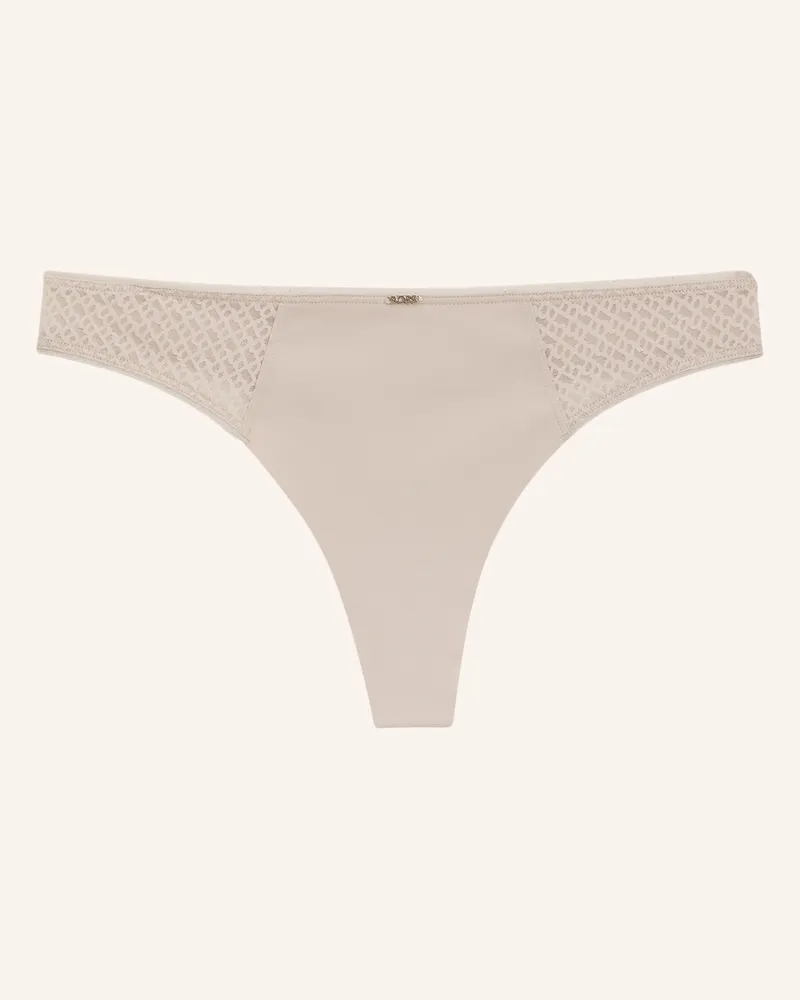 HUGO BOSS Slip Thong_B Lace beige Beige