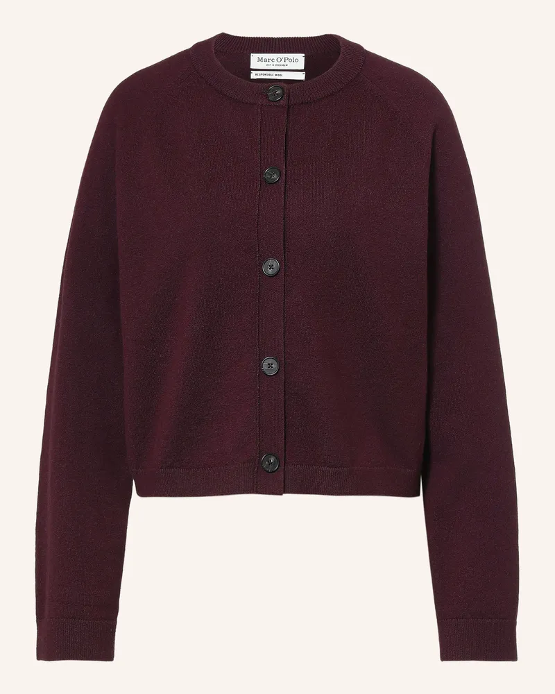 Marc O'Polo Strickjacke lila Dunkellila