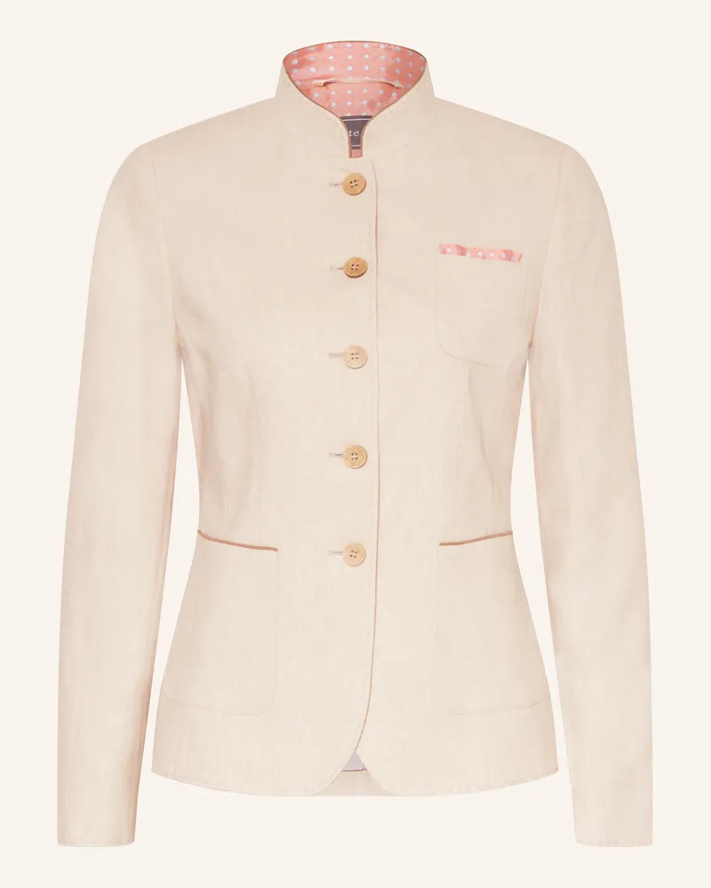 White Label Janker mit Leinen Beige