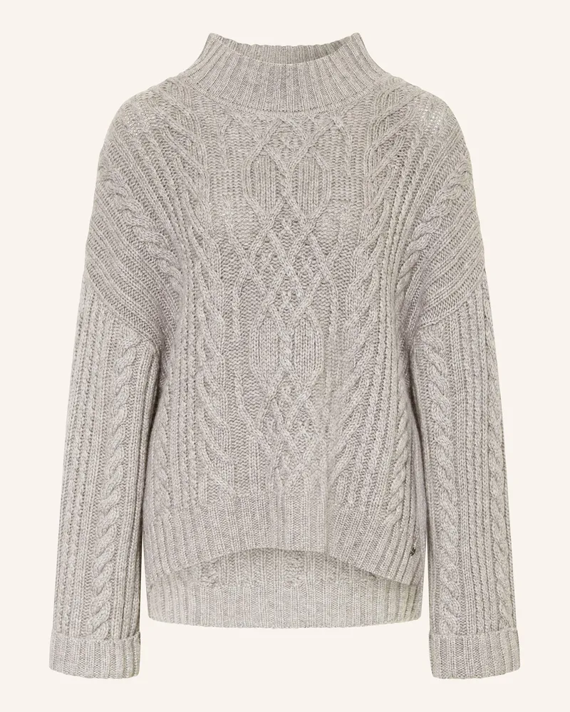Marc Cain Oversized-Pullover Mit Cashmere grau 820