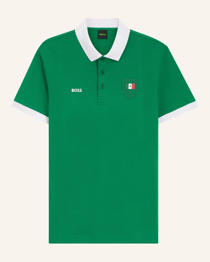 HUGO BOSS Poloshirt Pl_Bb Bc Lux Paddy Regular Fit gruen Grün