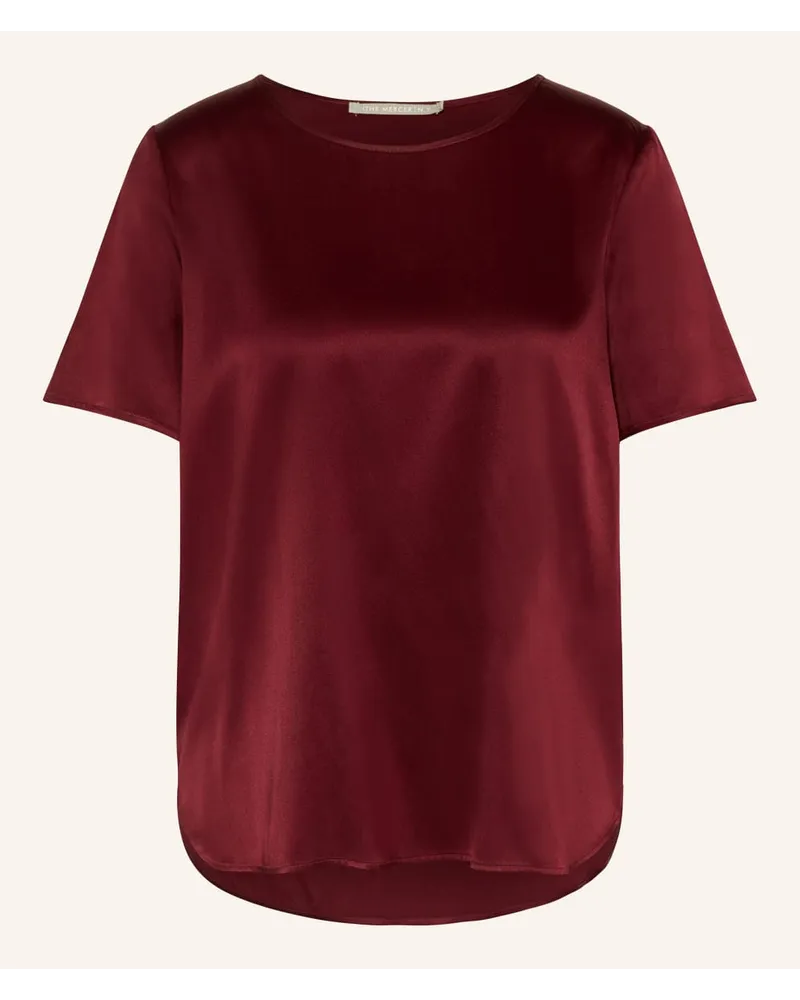 (THE MERCER) N.Y. Blusenshirt aus Seide Rot