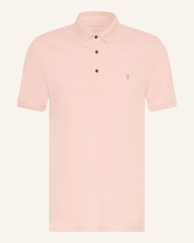 AllSaints Piqué-Poloshirt Reform Slim Fit pink Rosé
