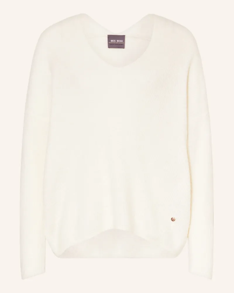 Mos Mosh Pullover Thora Mit Alpaka weiss Ecru