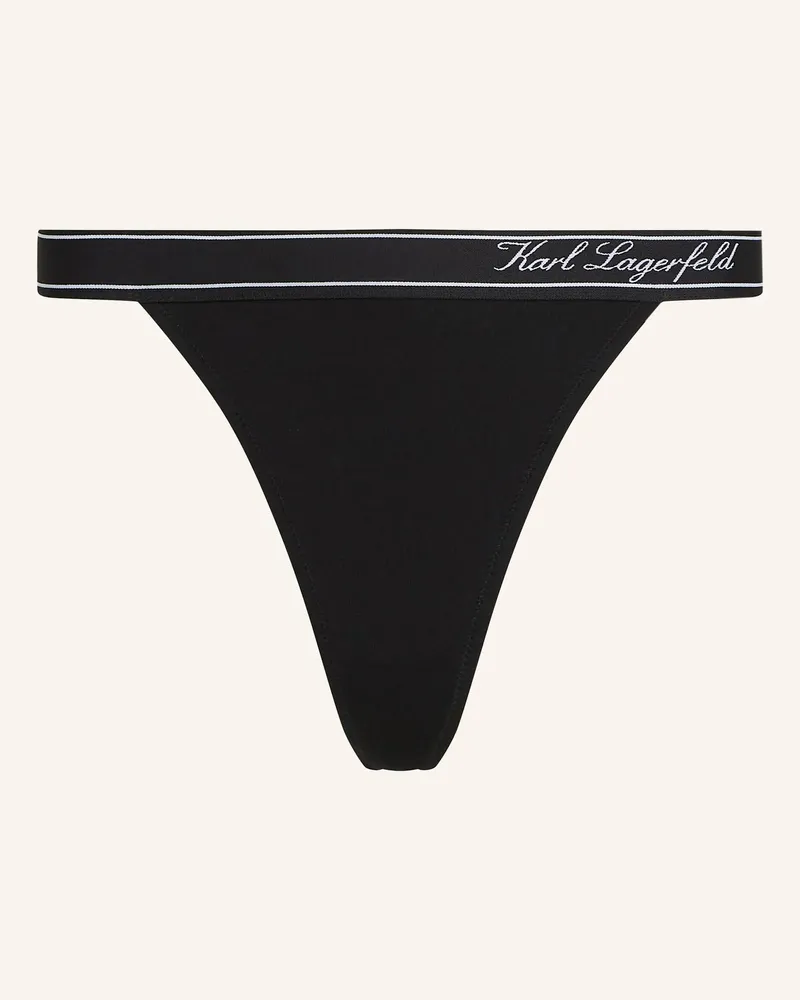 Karl Lagerfeld Unterwäsche Hose schwarz Schwarz
