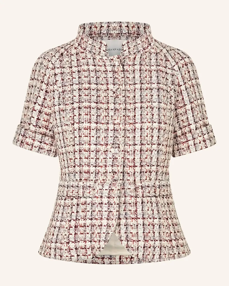 Kudibal Kastenjacke Agustinadea Aus Tweed weiss Weiss