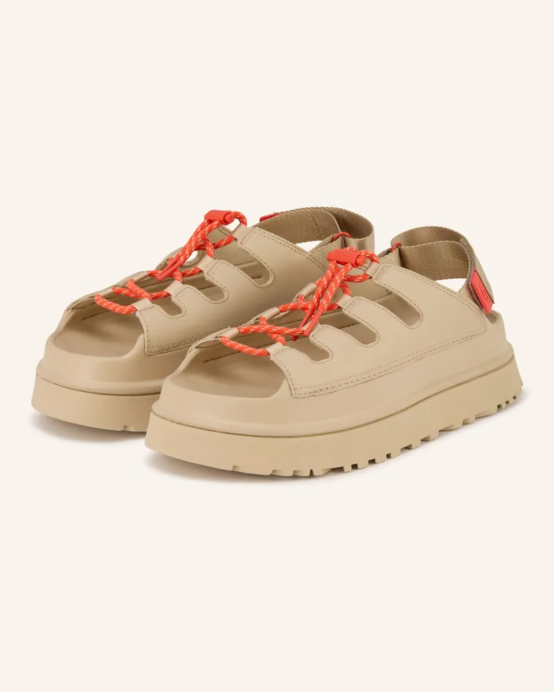 UGG Plateau-Sandalen Goldenglow Toggle beige Beige