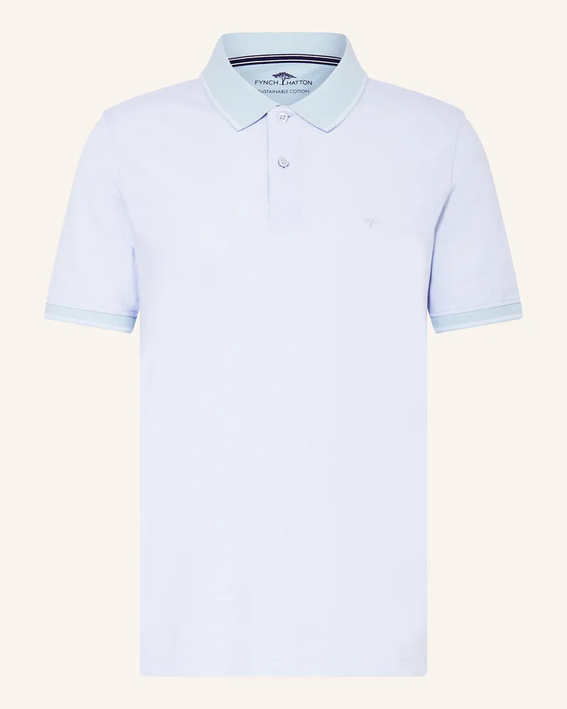 Fynch-Hatton Piqué-Poloshirt Hellblau