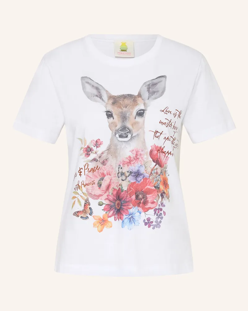 Princess goes Hollywood T-Shirt Mit Schmucksteinen weiss Weiss