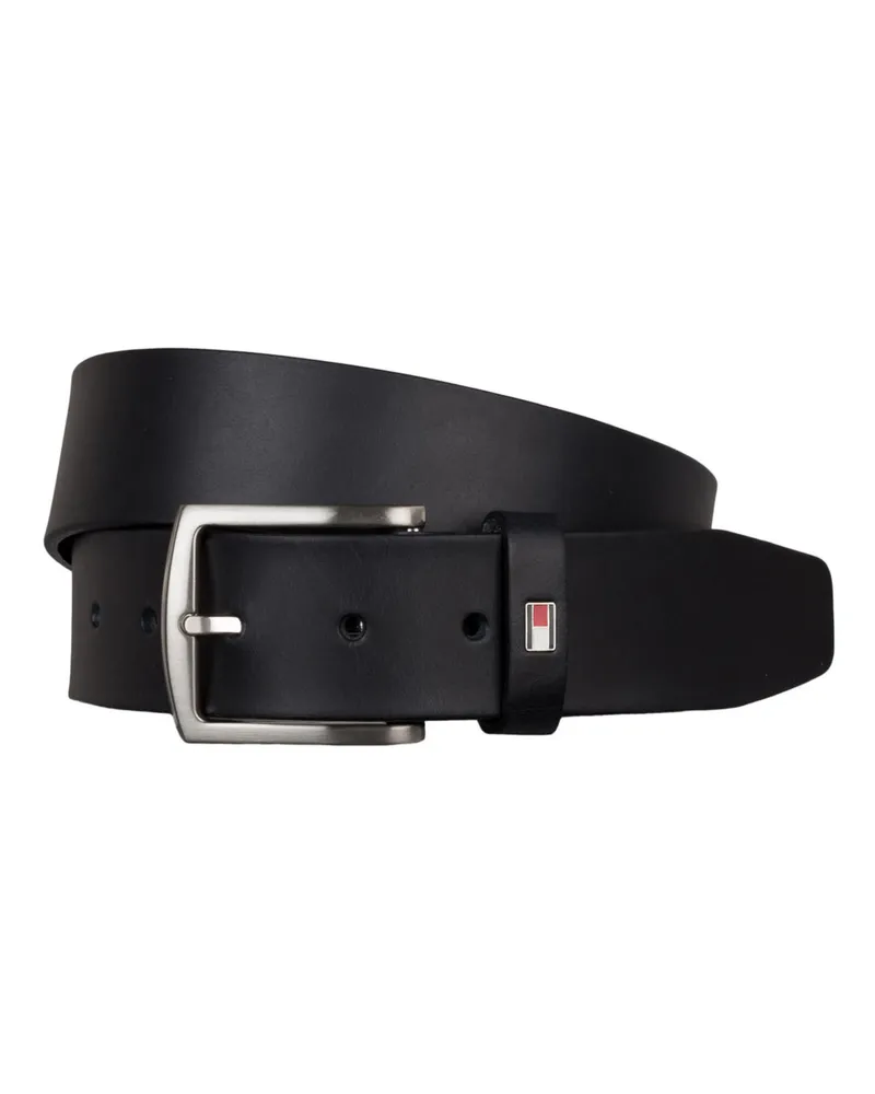 Tommy Hilfiger Ledergürtel New Denton 4.0 blau Dunkelblau