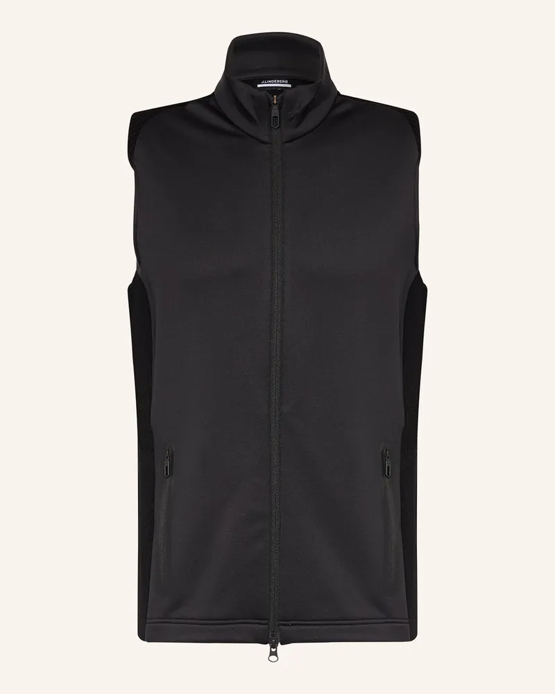 J.Lindeberg Hybrid-Weste Schwarz
