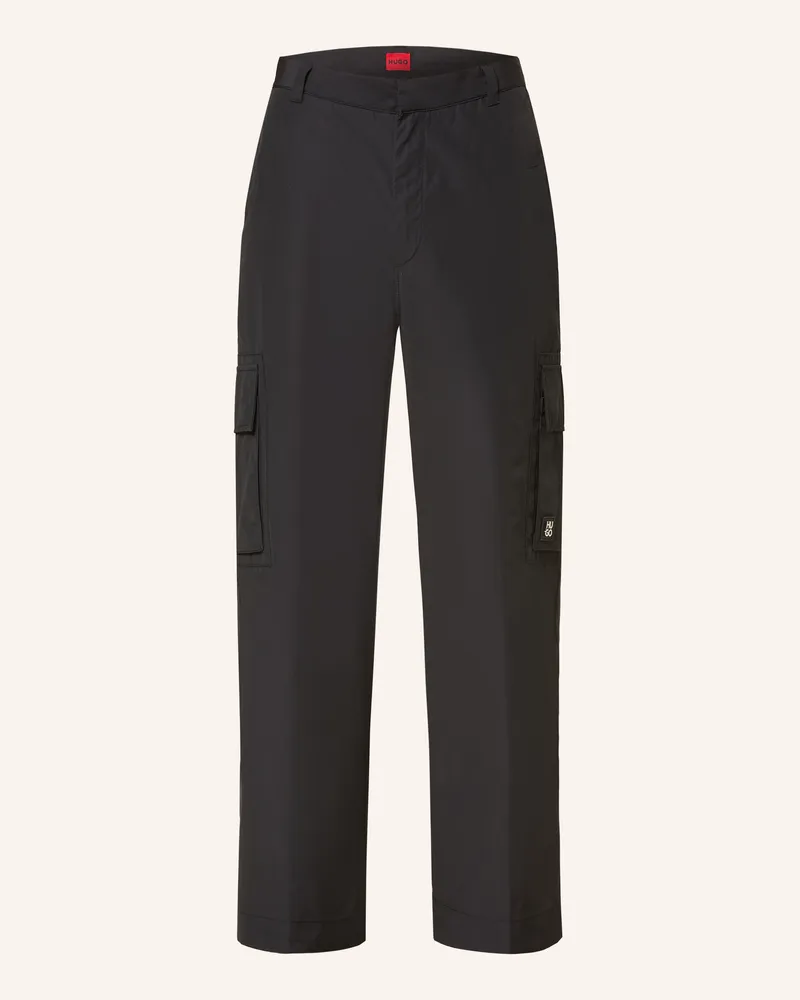 HUGO BOSS Cargohose GEZA251 Regular Fit Schwarz