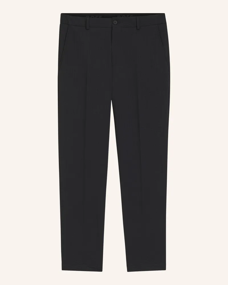 HUGO BOSS Business Hose P-PERIN-J-EL-WG-252 Tapered Fit Schwarz