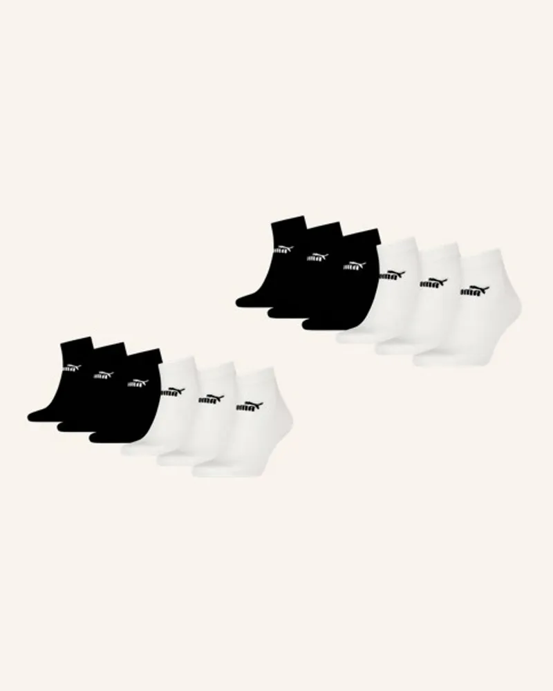 Puma Socken Elements Quarter 12-Pack blau Ecru