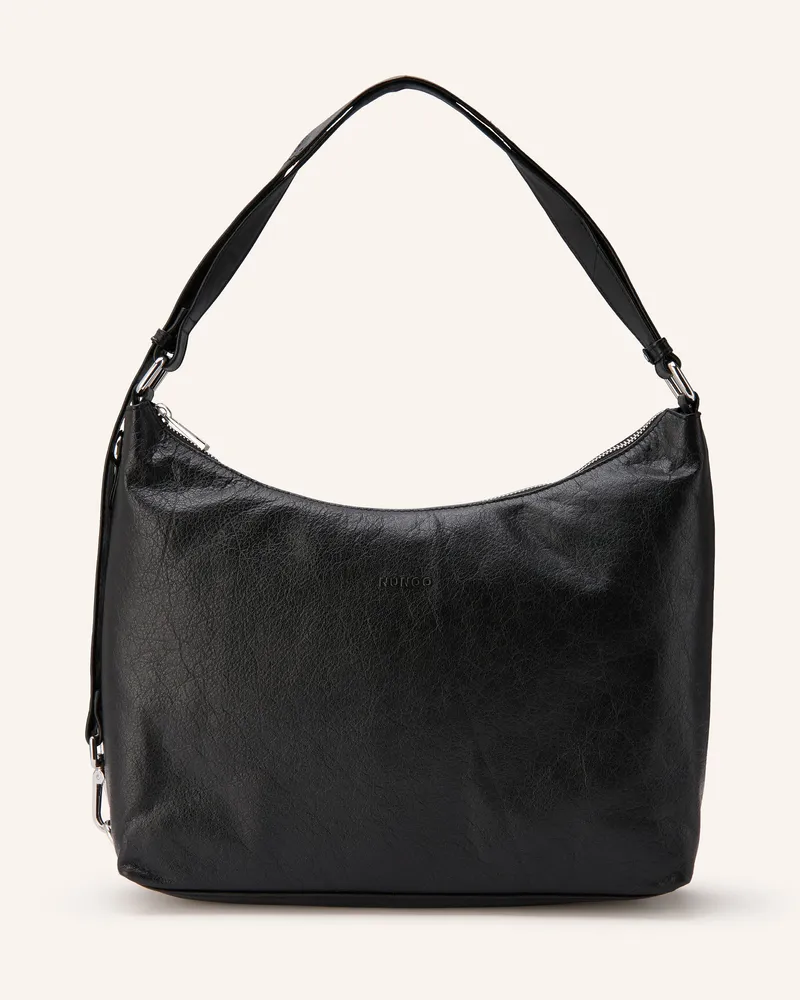 NÚNOO Schultertasche Rio Mountain schwarz Schwarz