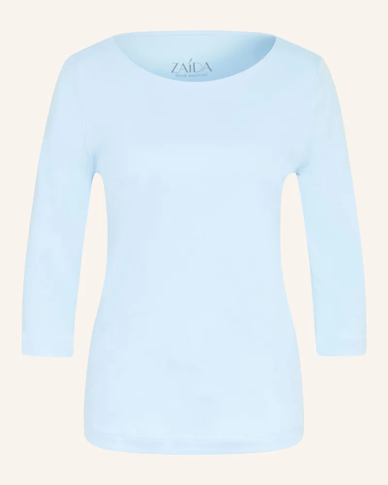 ZAíDA Shirt mit 3/4-Arm Hellblau
