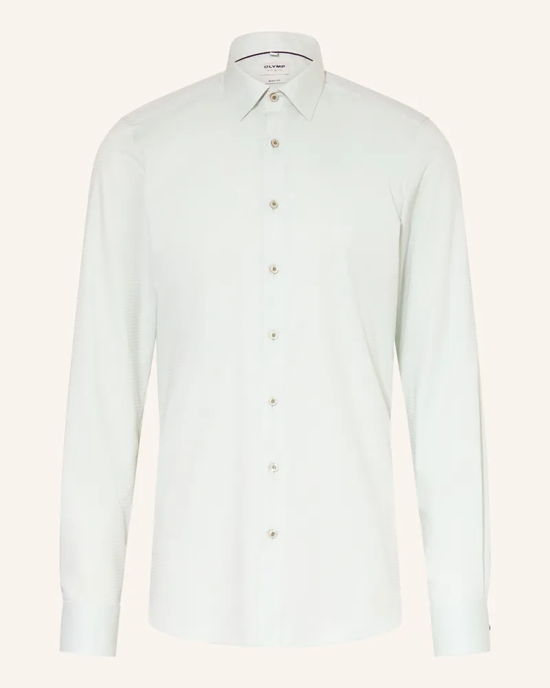 Olymp Hemd Level Five body fit Hellgrün