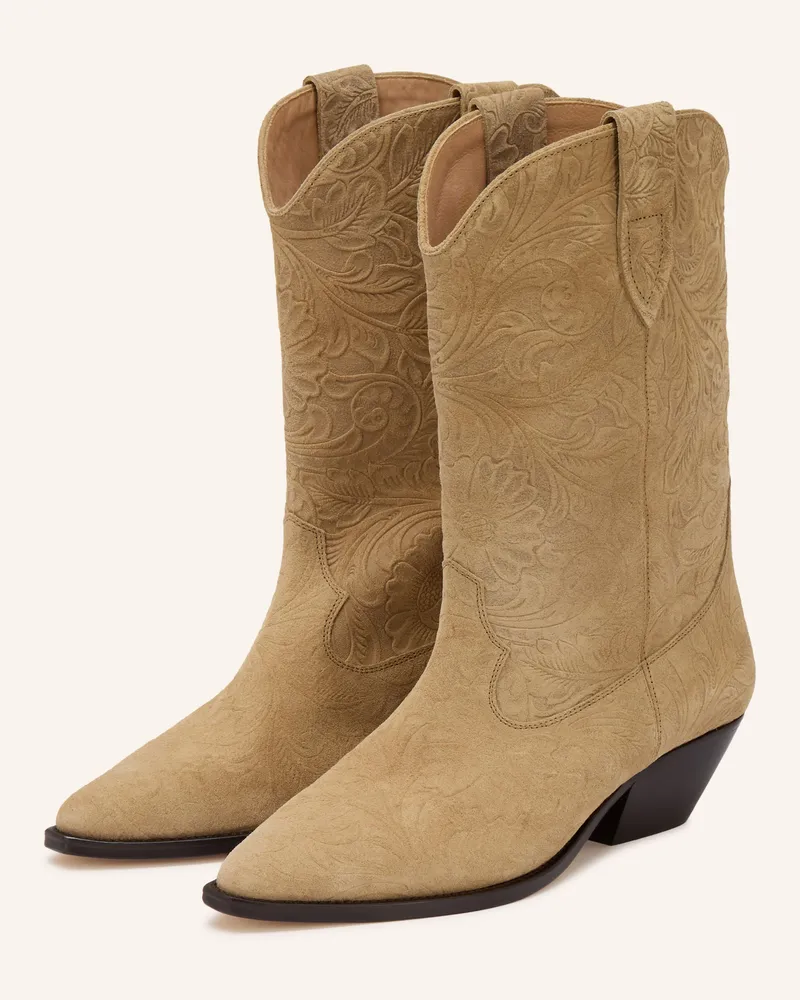 Isabel Marant Cowboy Boots Duerto beige Hellbraun
