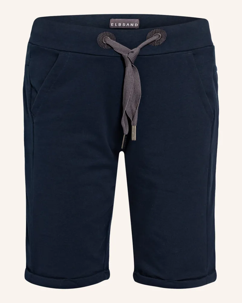 ELBSAND Sweatshorts Brinjana blau Dunkelblau
