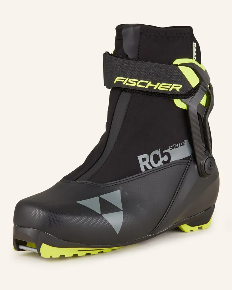 Fischer Langlauf-Skischuhe rc5 Skate schwarz Schwarz