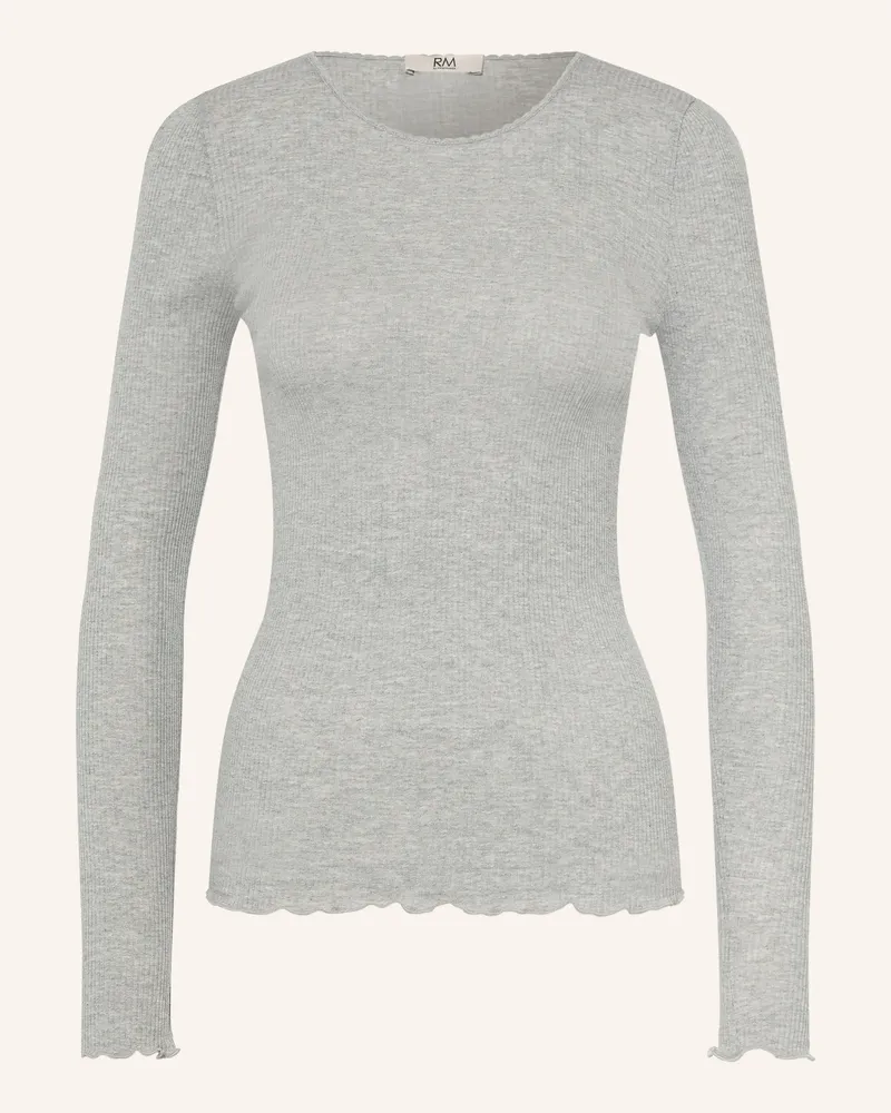 Rosemunde Longsleeve grau Hellgrau