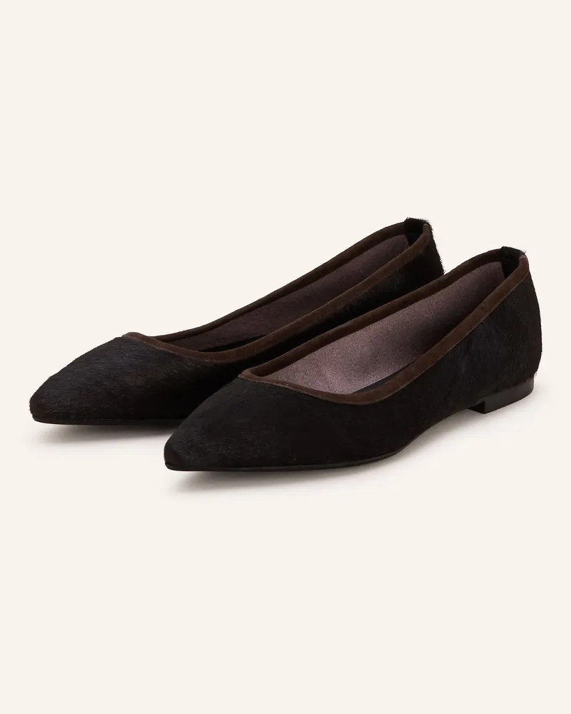 Darling Harbour Ballerinas braun Dunkelbraun