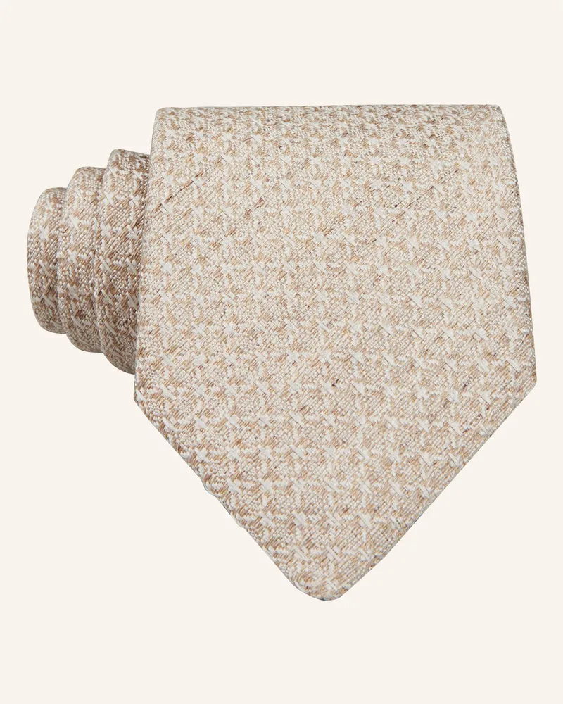 HUGO BOSS Krawatte C-TIE Beige