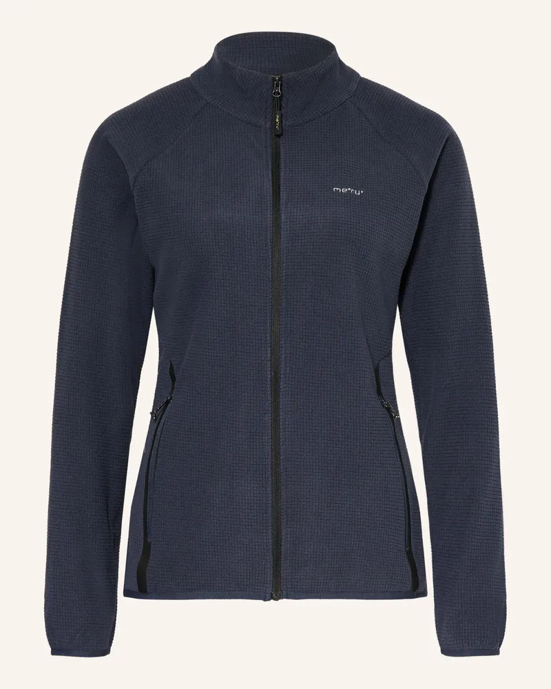me°ru' Fleecejacke Ohope blau Dunkelblau