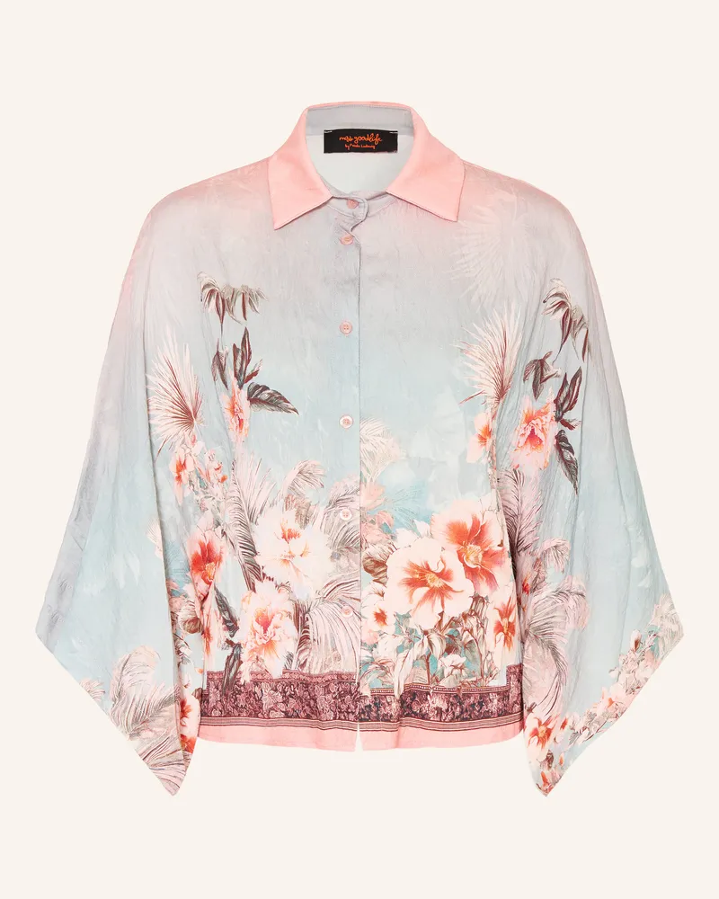 Miss Goodlife Hemdbluse Mit 3/4-Arm blau Hellblau