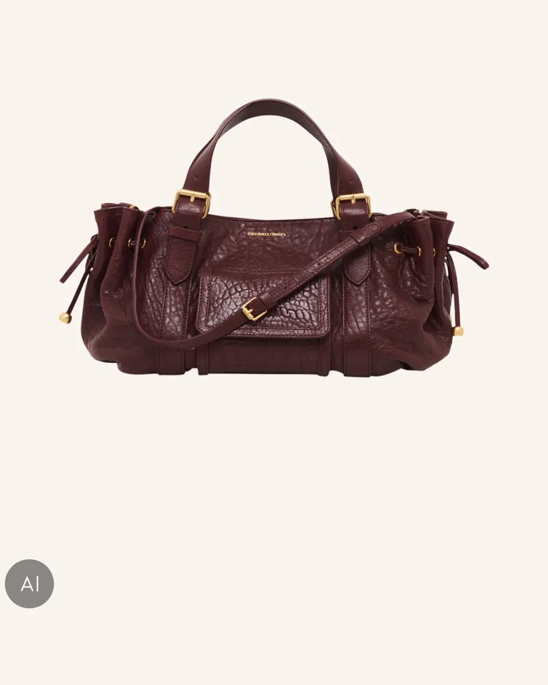 Gerard Darel Tasche 18h rot Dunkelrot