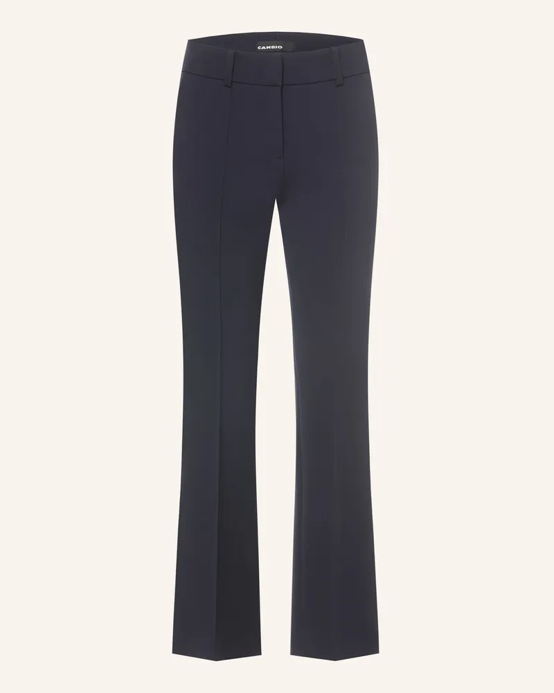 Cambio Bootcut-Hose Farah blau Dunkelblau
