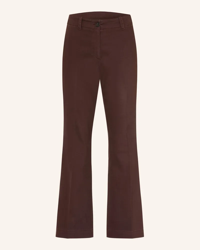 Marc O'Polo Hose braun Dunkelbraun