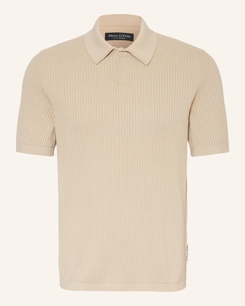 Marc O'Polo Strick-Poloshirt beige Beige