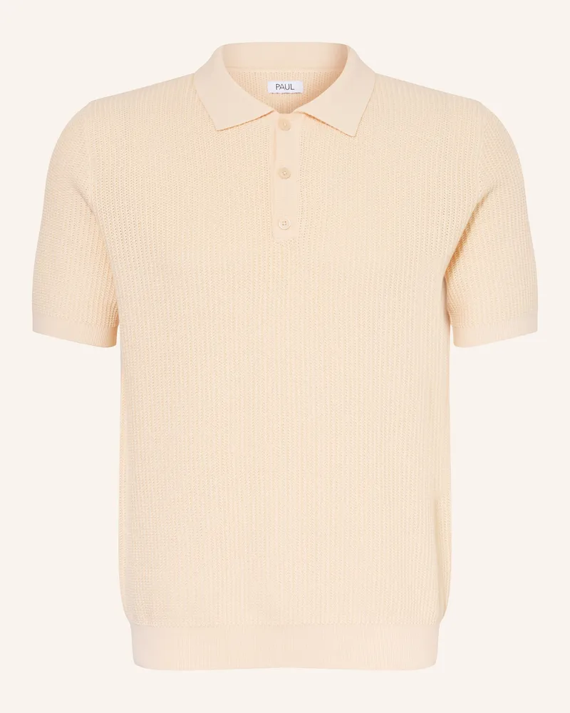 paul Strick-Poloshirt weiss Ecru