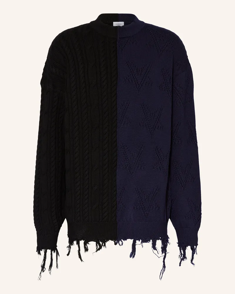VETEMENTS Pullover aus Merinowolle Schwarz