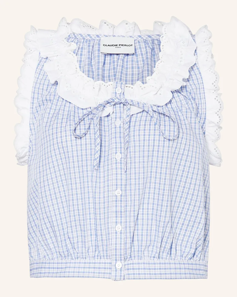 Claudie Pierlot Top Hellblau