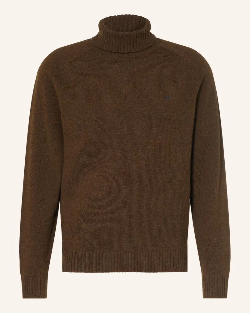 Fynch-Hatton Rollkragenpullover braun Dunkelbraun