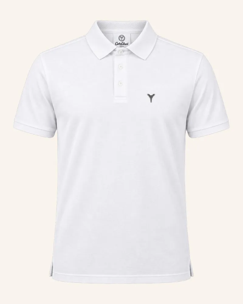 Carlo Colucci Poloshirt - Carlos Classic Franer weiss Weiss